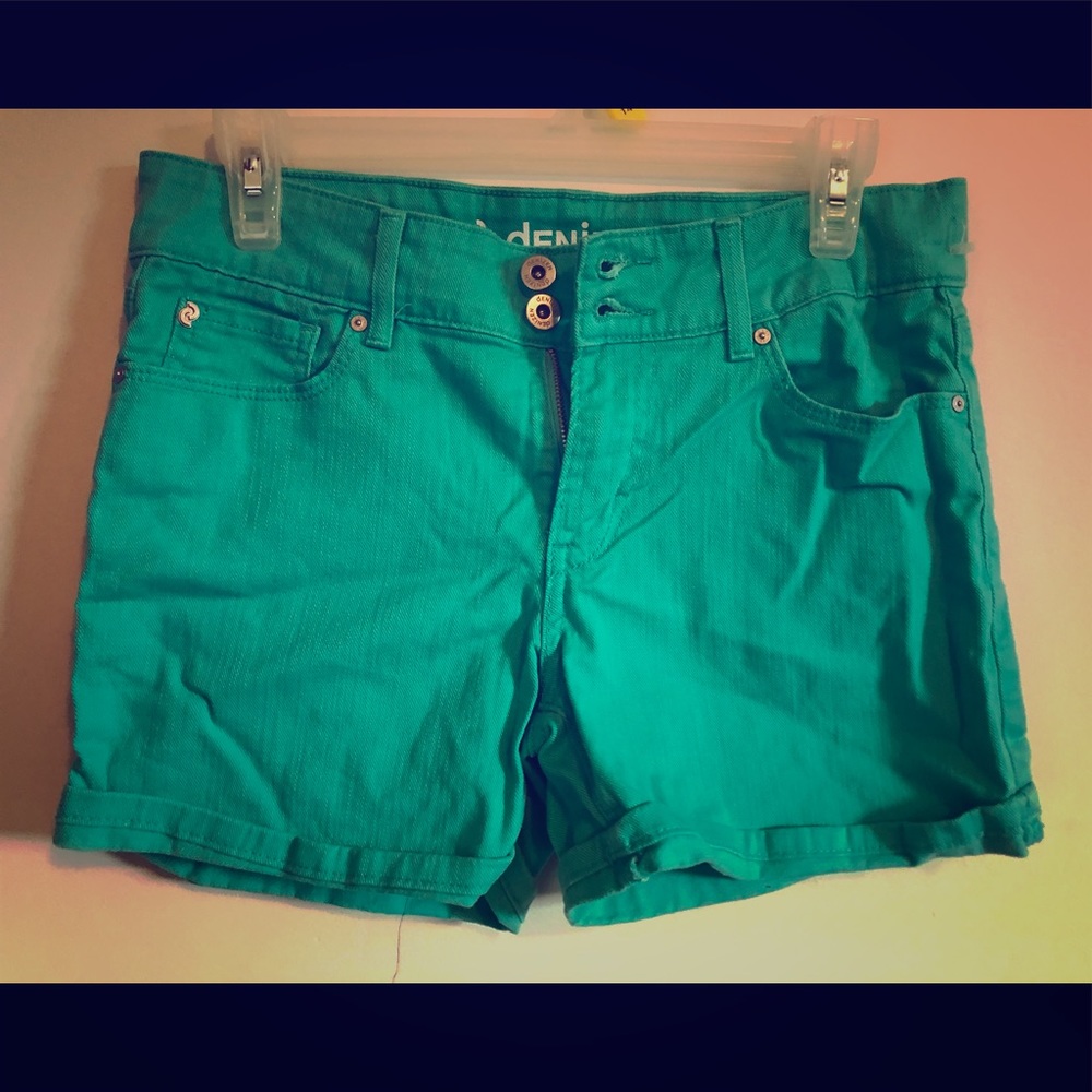 Women’s teal shorts